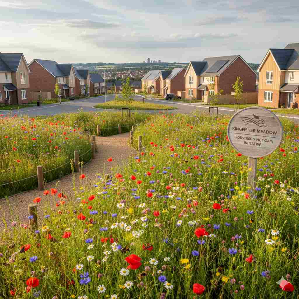 kingfisher meadow biodiversity net gain initiative wildflowers