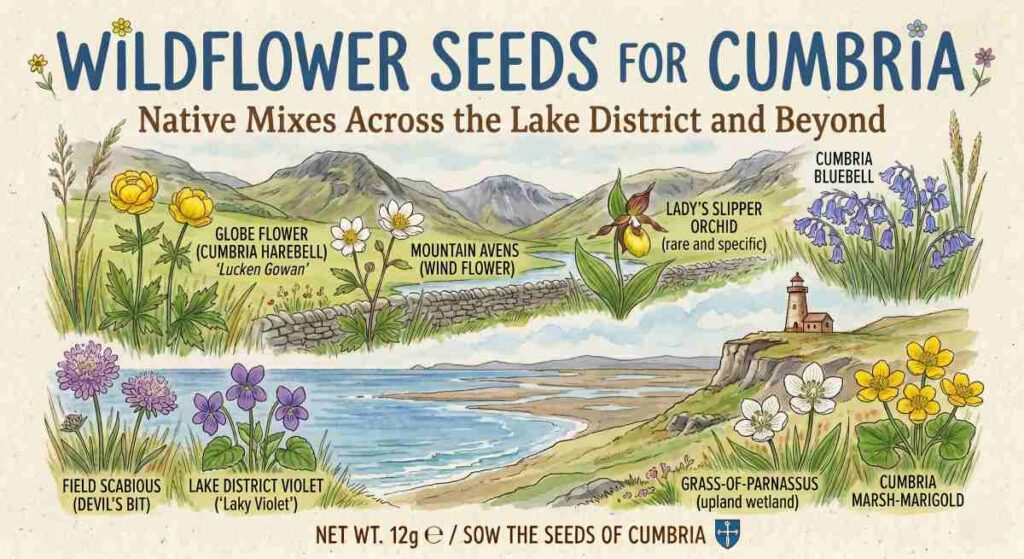 wildflower seeds for cumbria and the lake district