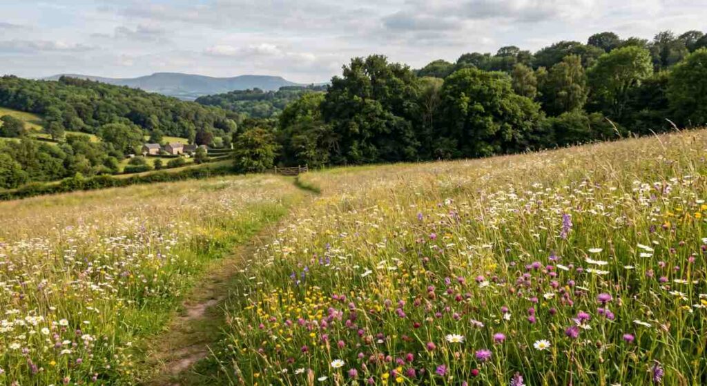 herefordshire wildflower meadow biodiversity net gain