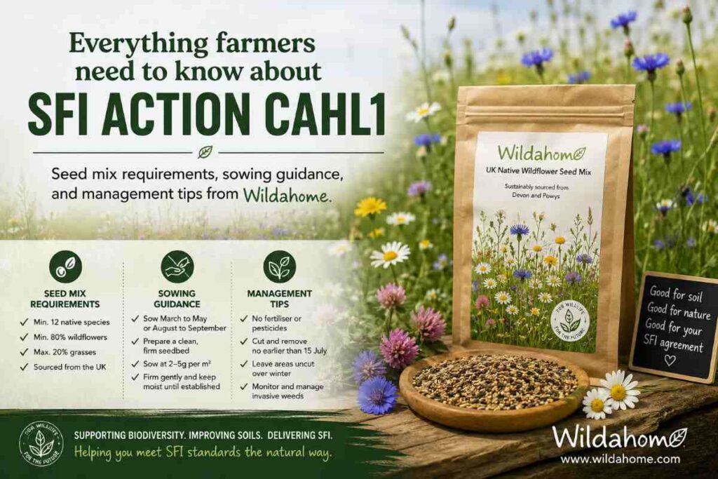sfi actions and standards for sowing wildflower seeds on farms