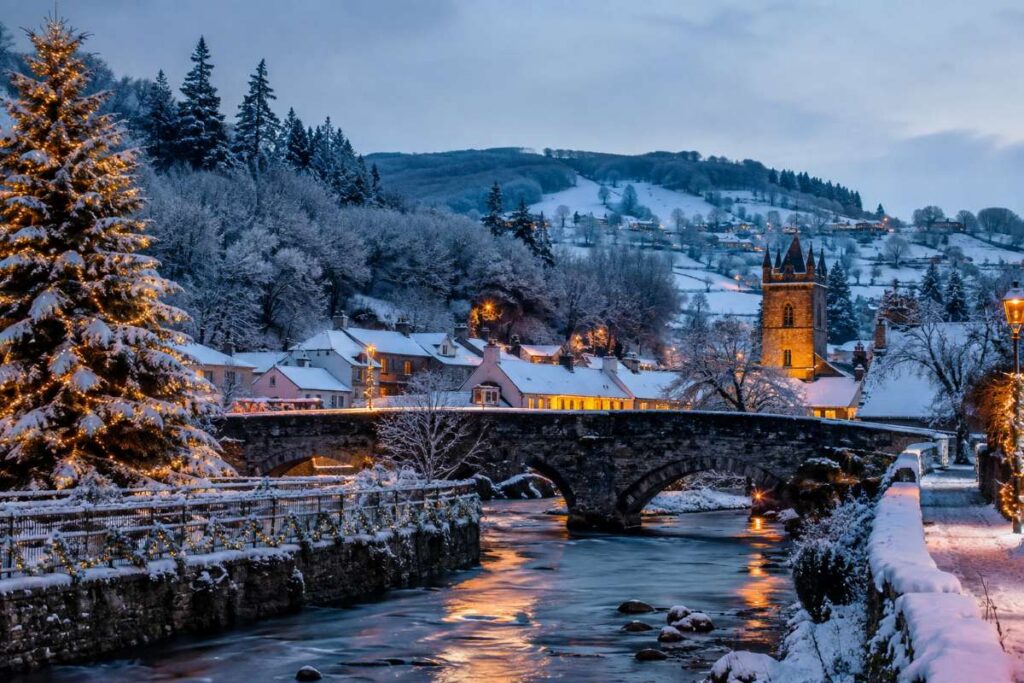 christmas festive breaks mid wales