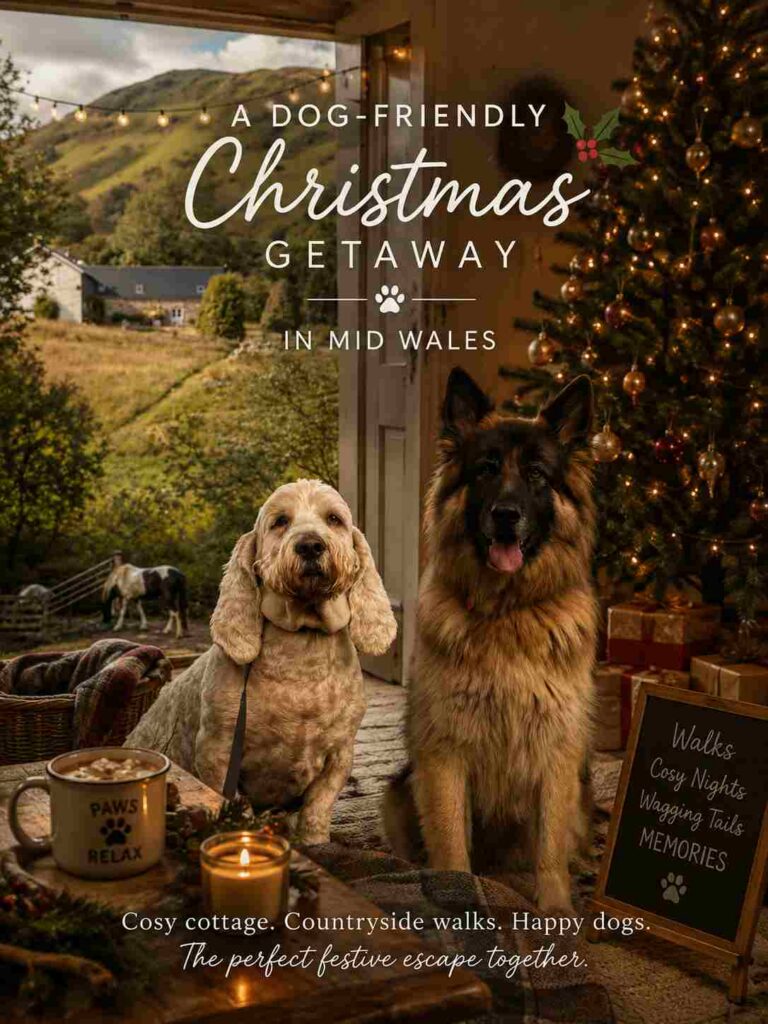 dog‑friendly christmas getaway mid wales
