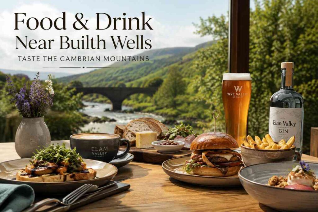 taste the cambrian mountains food and drink near builth wells.