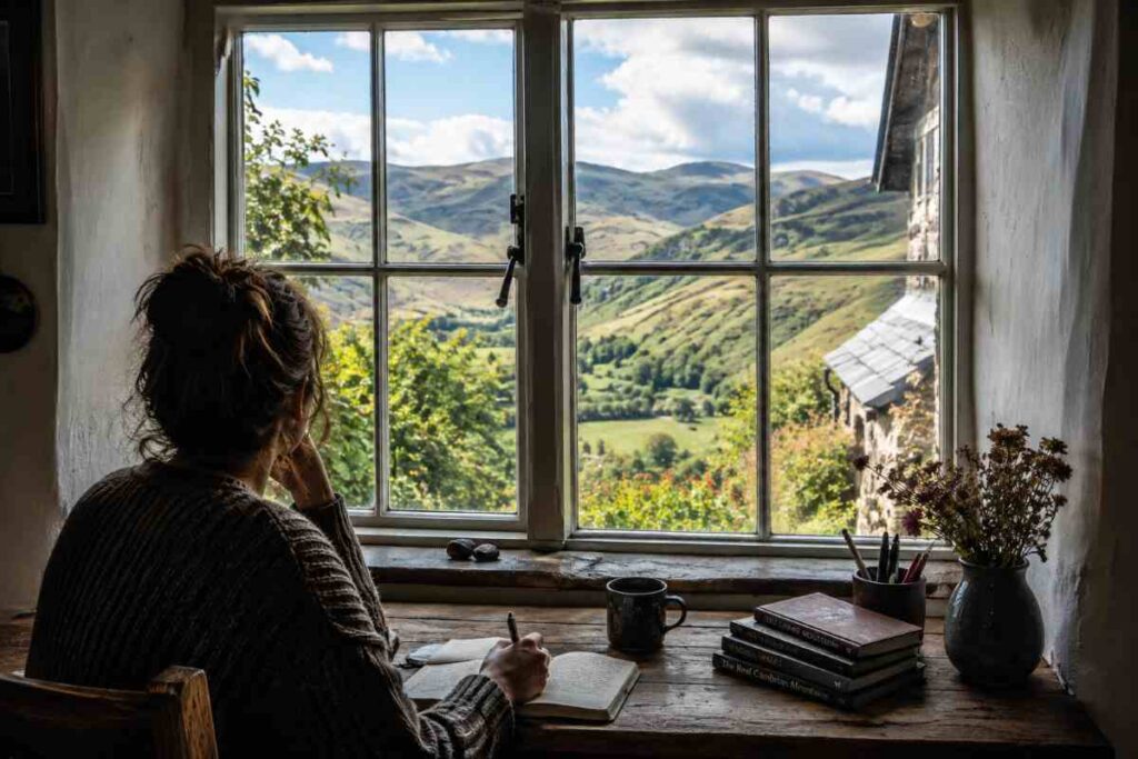 writers retreat cambrian mountains wales