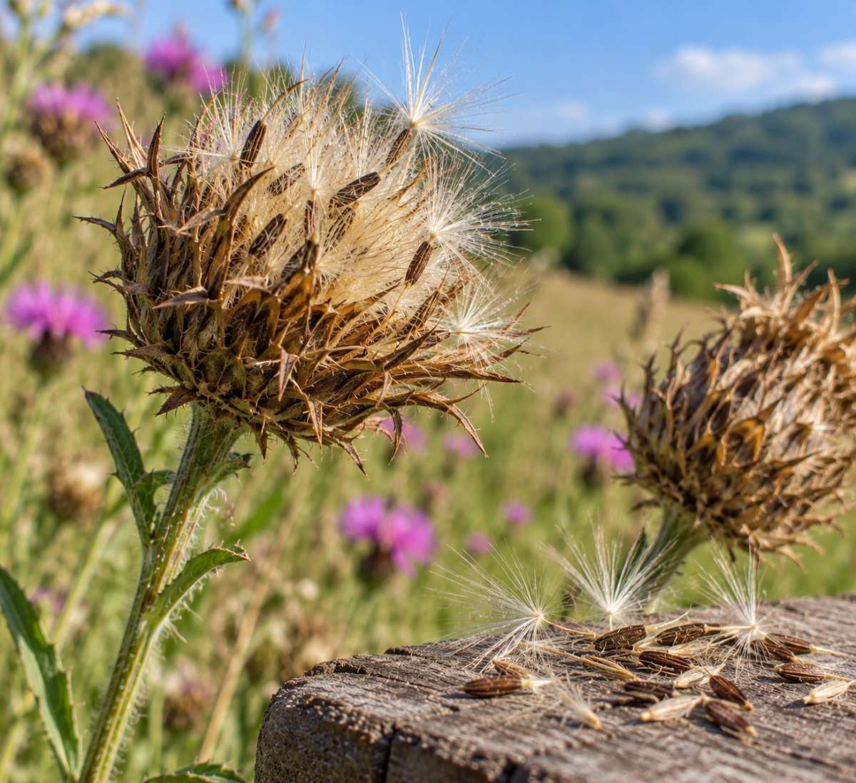 greater knapweed seeds (centaurea scabiosa)