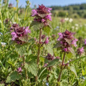 red deadnettle seeds (lamium purpureum)