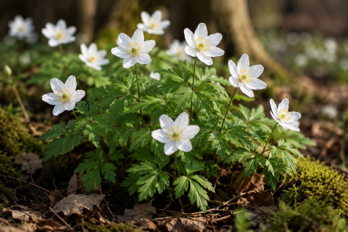 wood anemone rhizomes (anemone nemorosa)