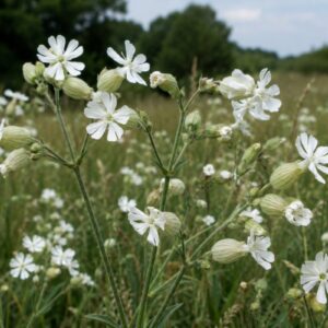 white campion seeds (silene alba)