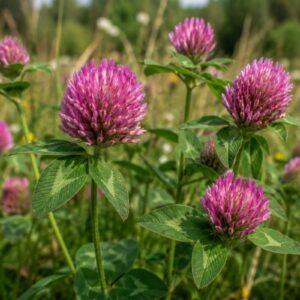 wild red clover seeds (trifolium pratense)