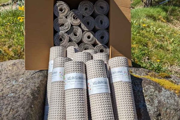 wildflower seed mats for hedgerow and steep banks